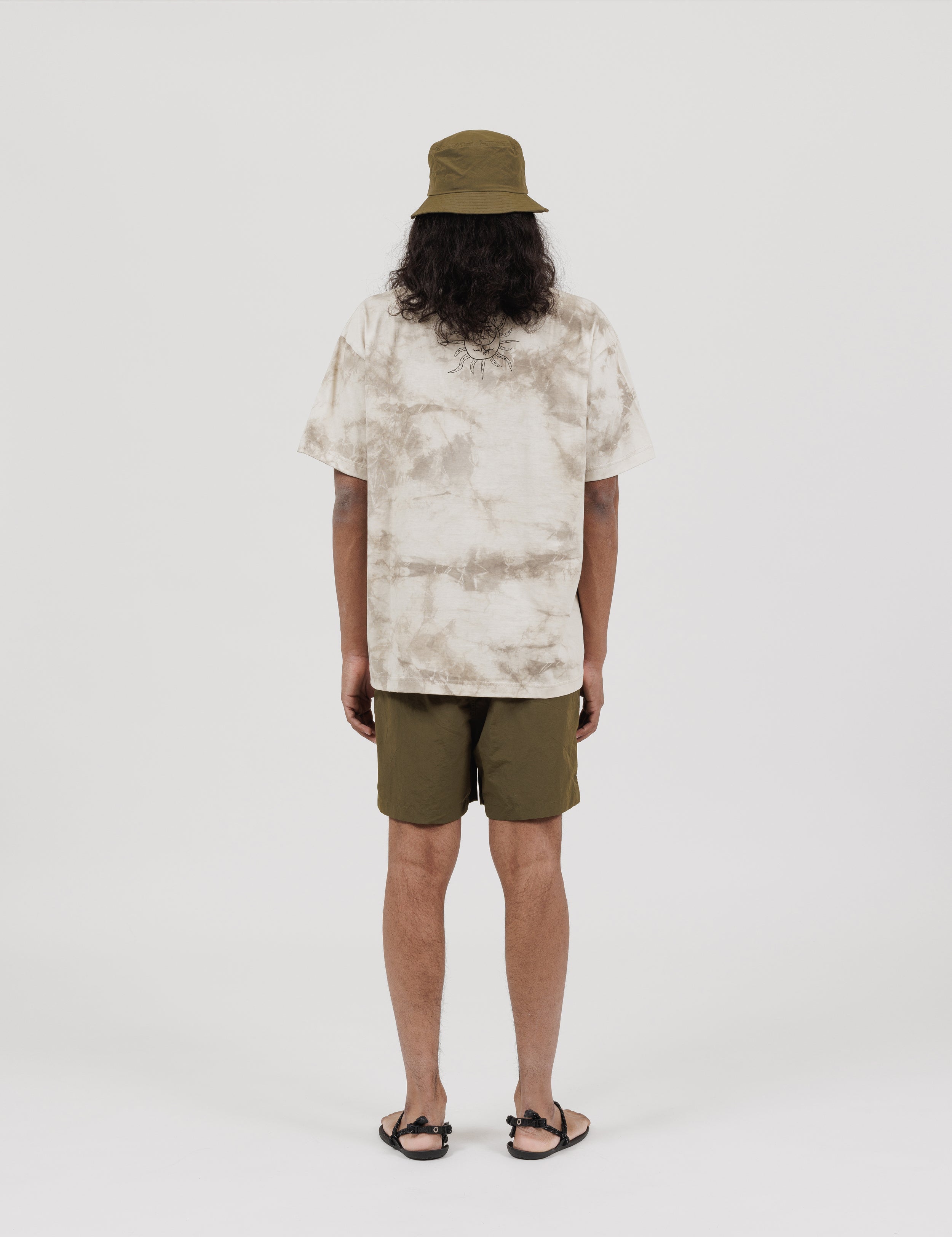 Desa Potato Head Short Sleeve T-Shirt (White x Light Grey)