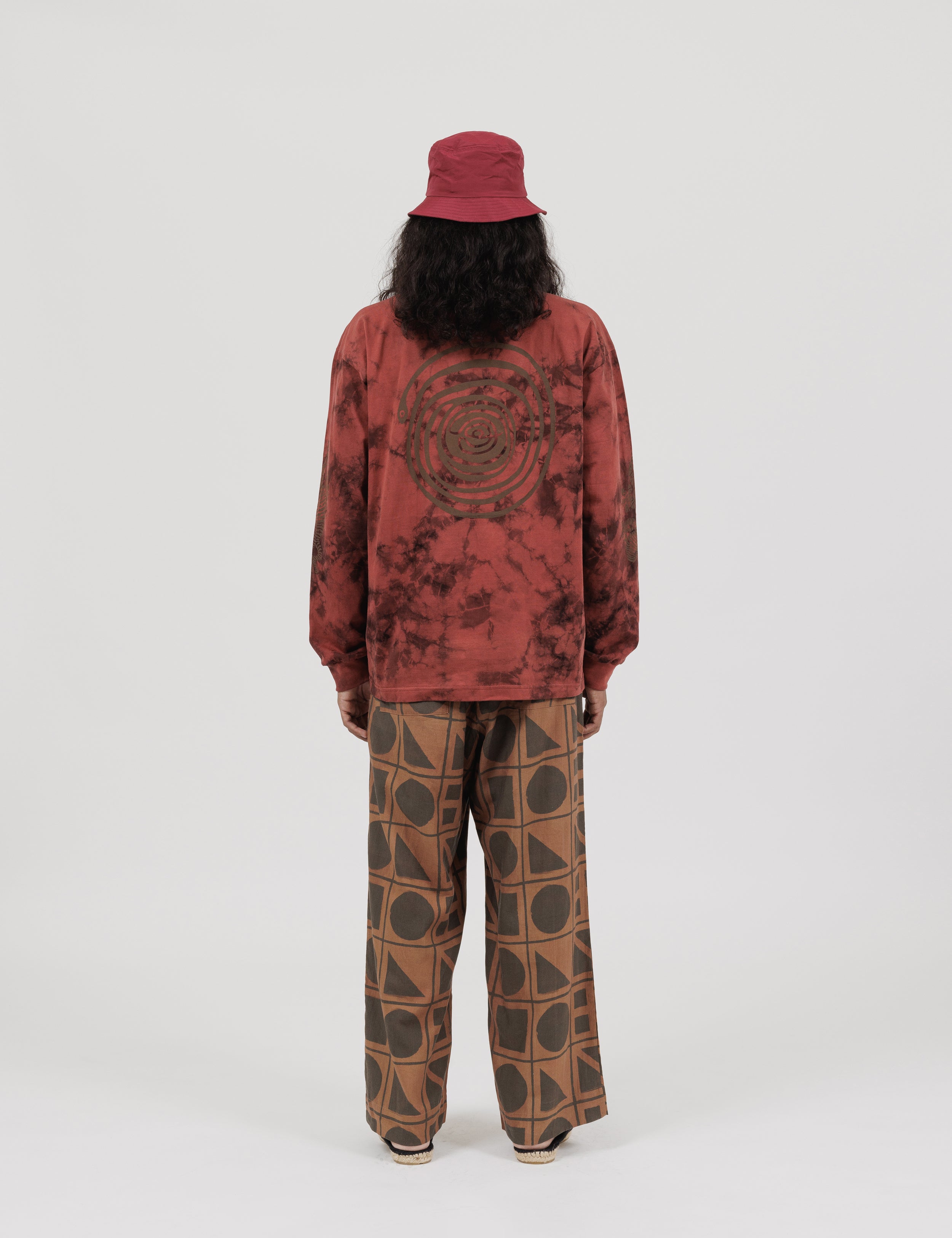 Ouroboros Long Sleeve T-Shirts (Sappan)