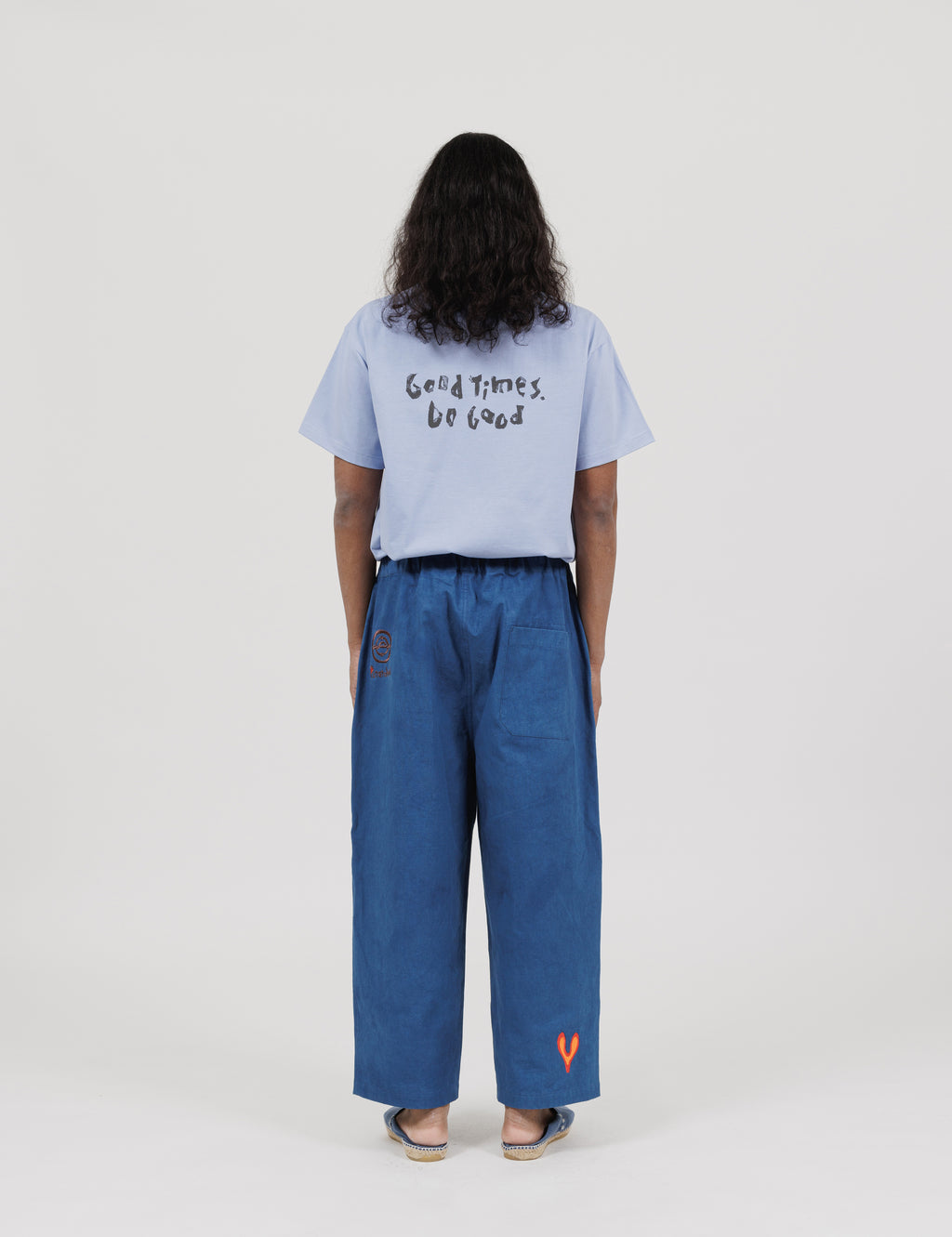 Natural Dyed Work Pants (Indigo)