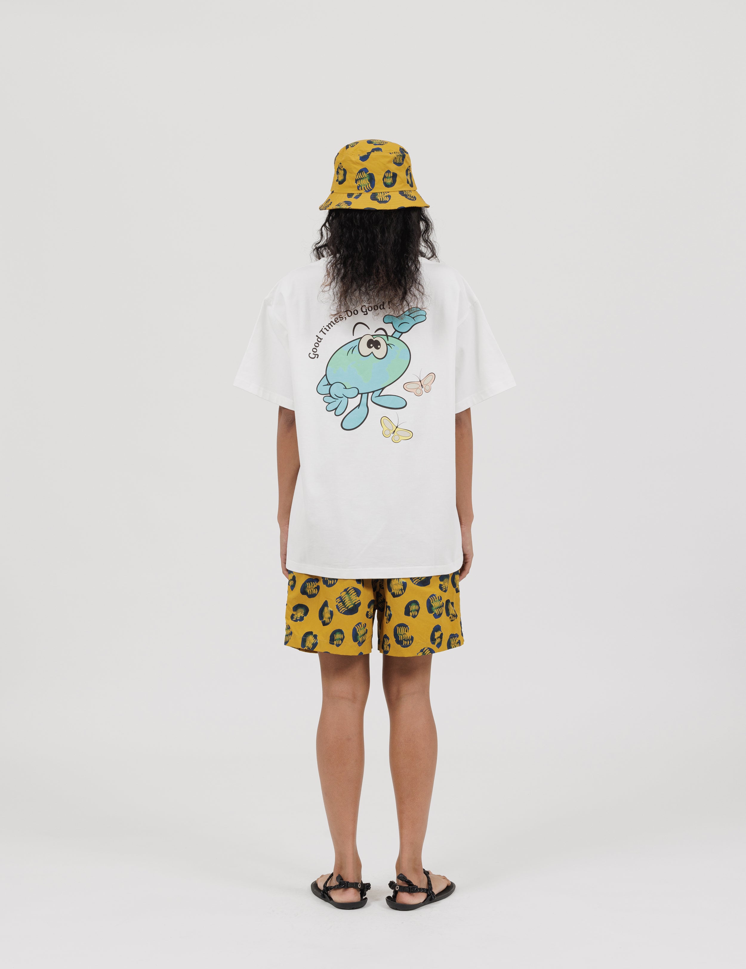 Eco Friends-Bli Made Short Sleeve T-Shirts (Off White)