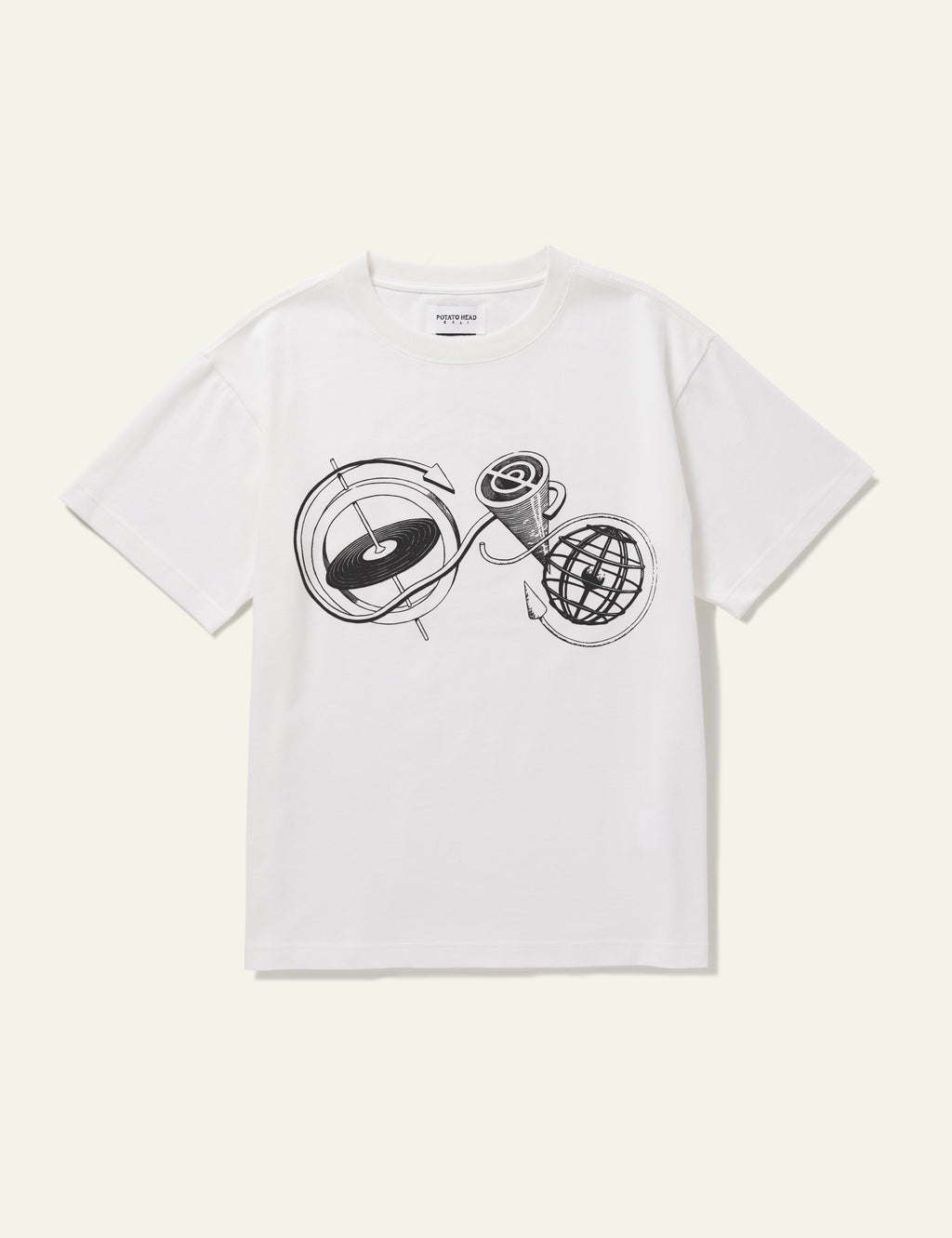 Good Times, Do Good Short Sleeve Printed T-Shirt (White)
