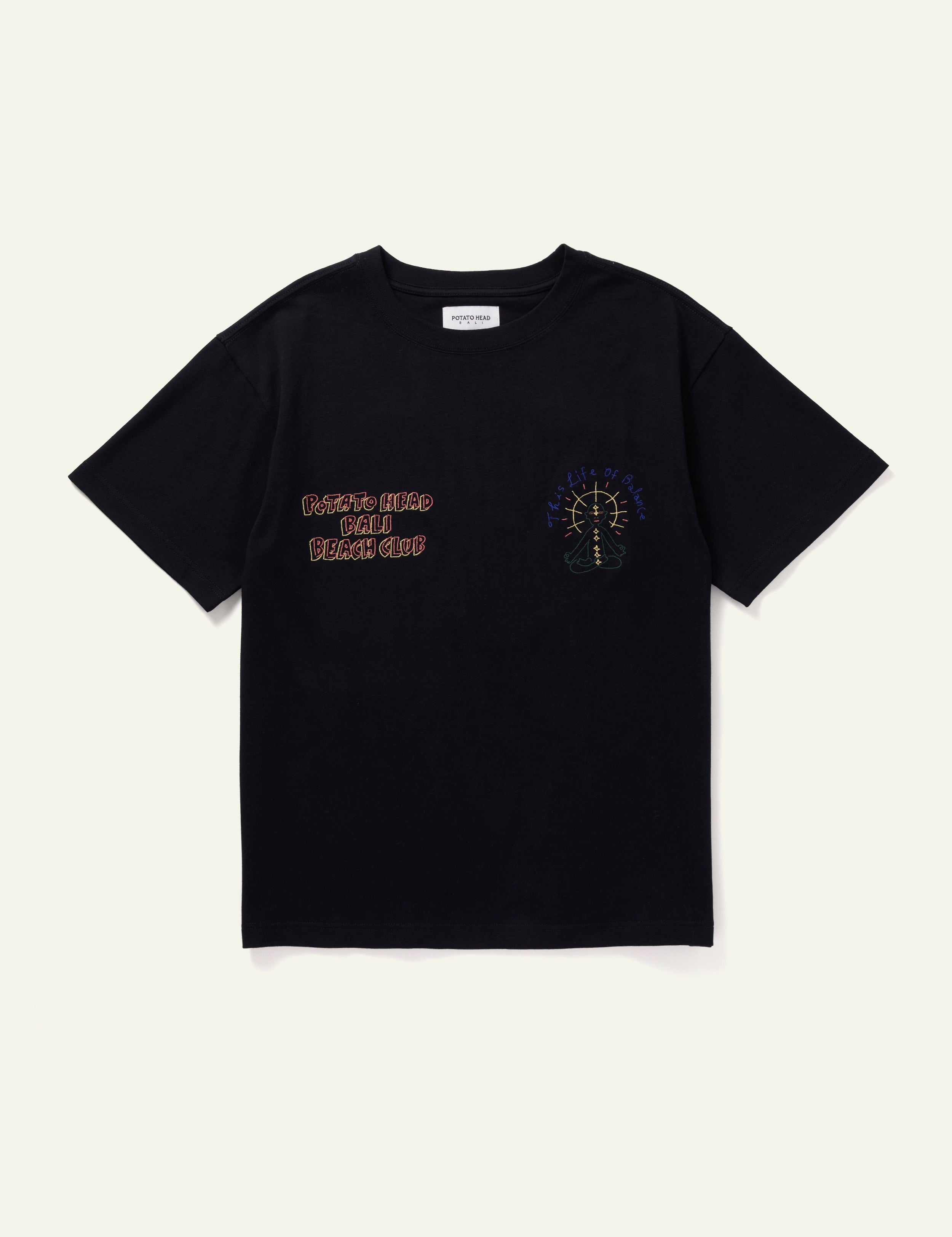 Bali Short Sleeve Printed T-Shirt (Black)