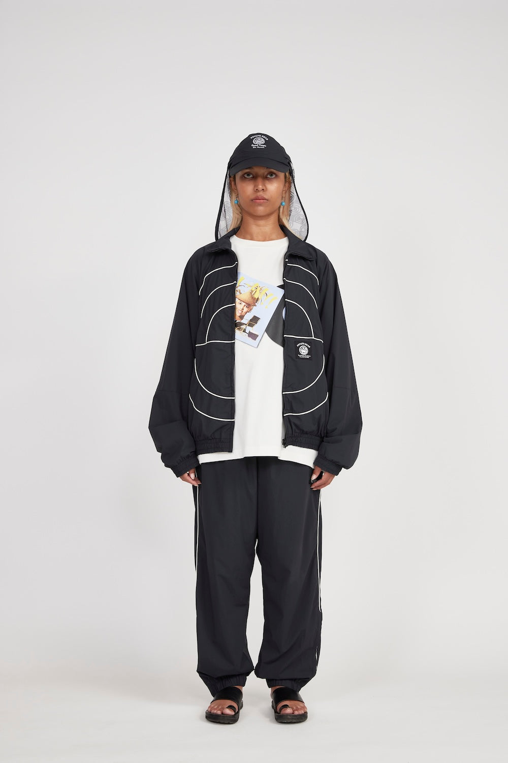 Nylon Track Jacket