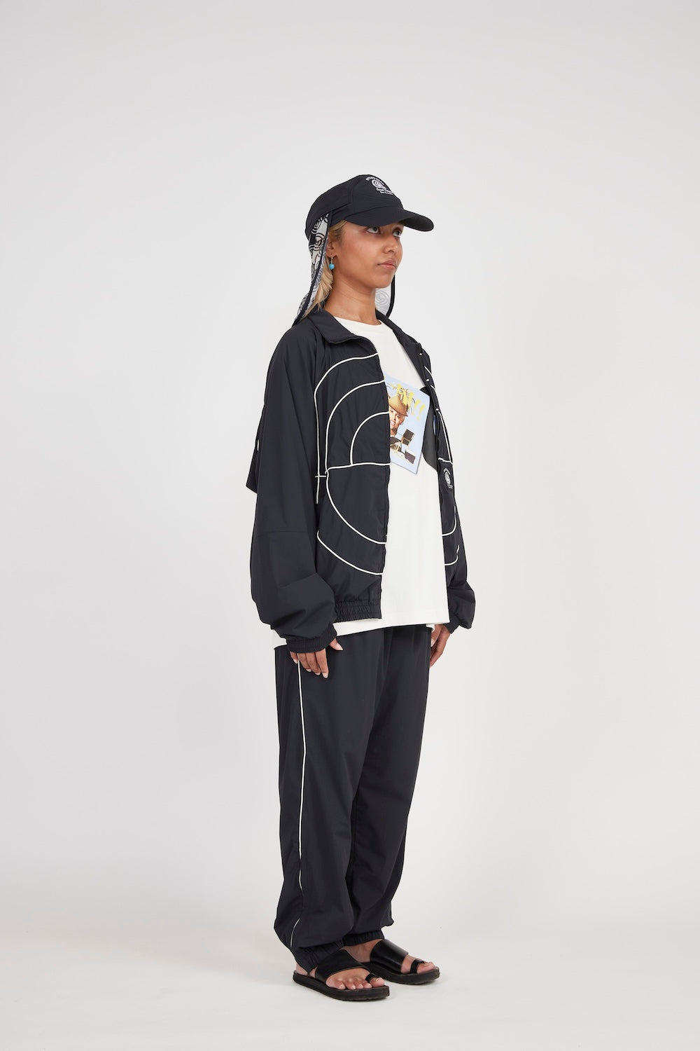 Nylon Track Jacket