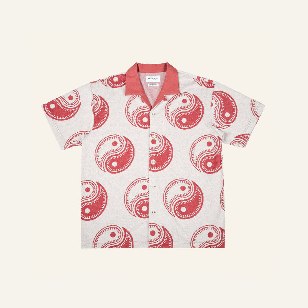 Yin Yang Beach Pile shirt (Red)