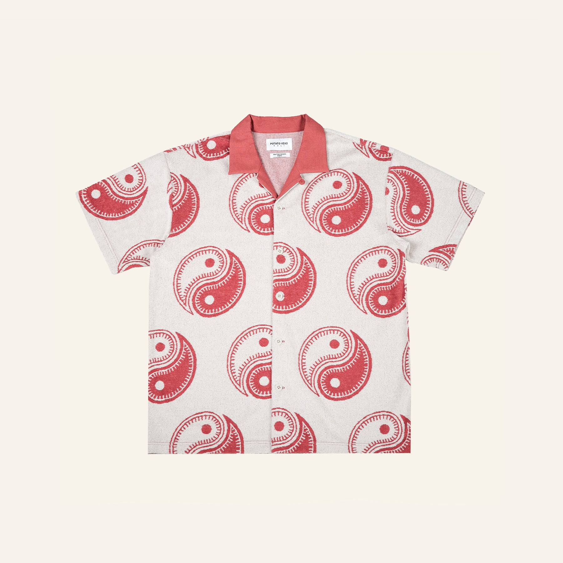 Yin Yang Beach Pile shirt (Red)