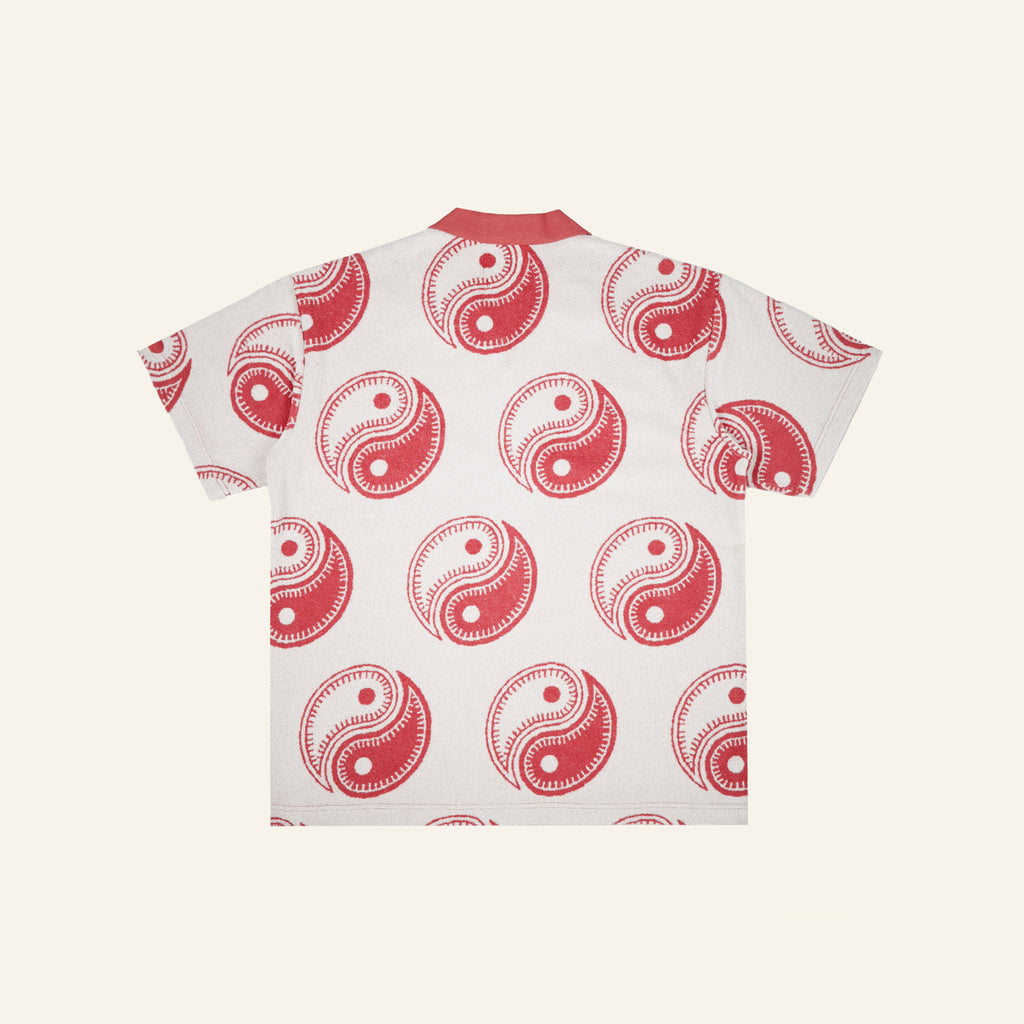 Yin Yang Beach Pile shirt (Red)