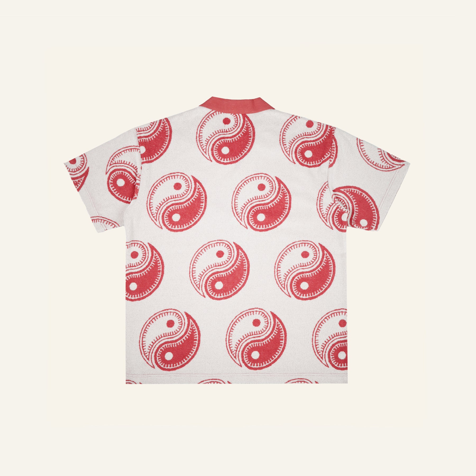 Yin Yang Beach Pile shirt (Red)