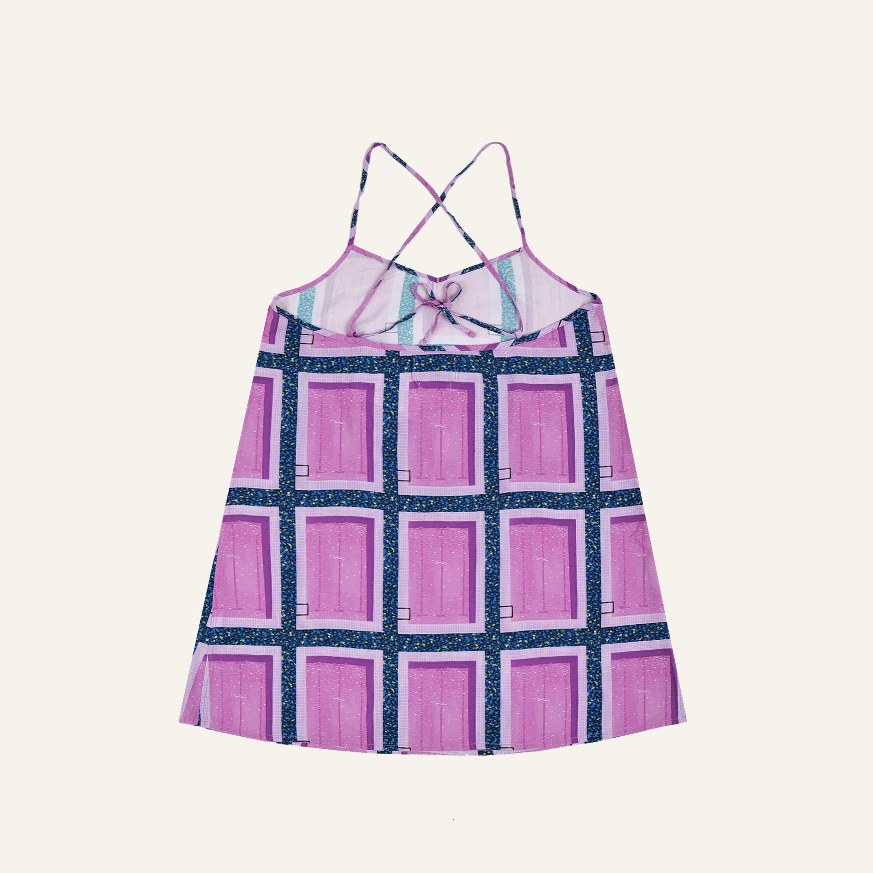 City Pop Slip Dress (Purple)