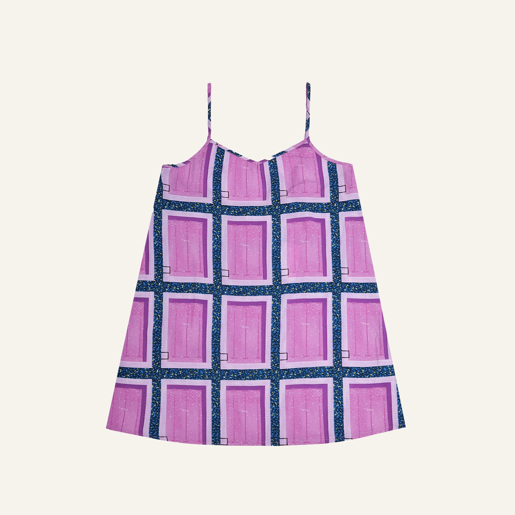 City Pop Slip Dress (Purple)