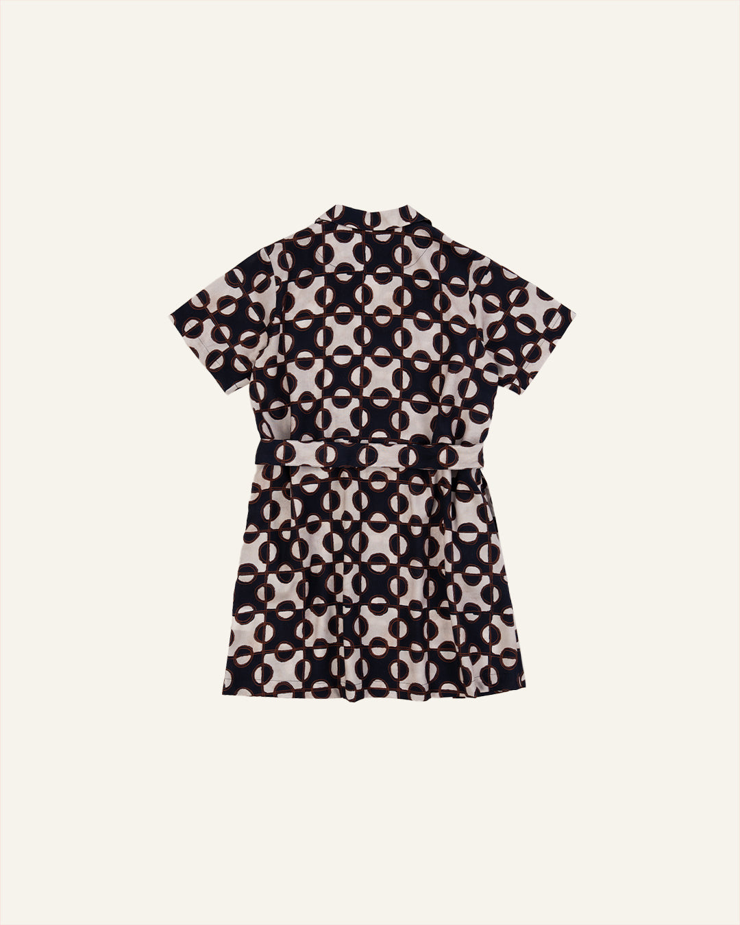Batik Monogram Shirt Dress