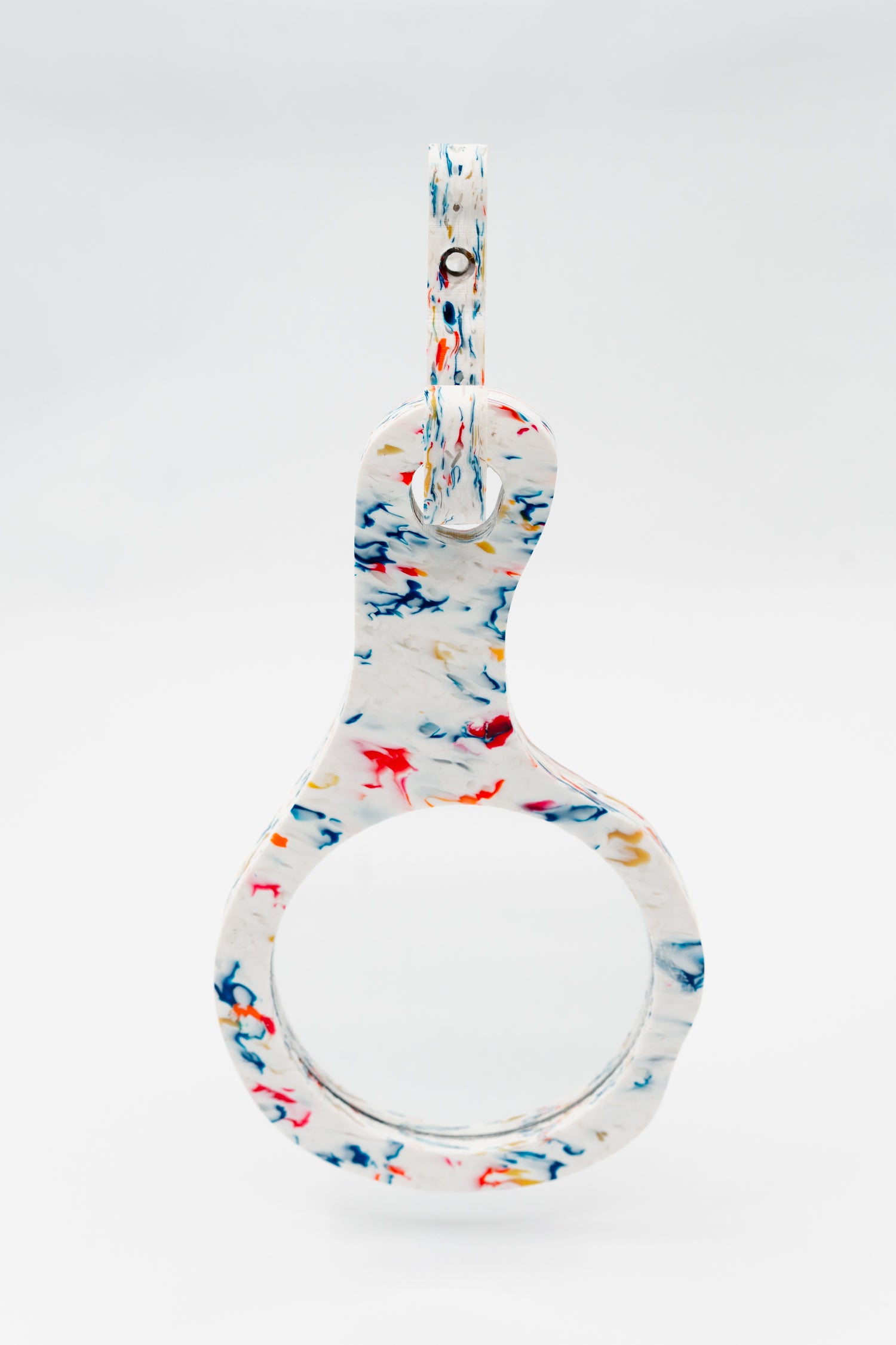 Flat Plastic Hand Mirror