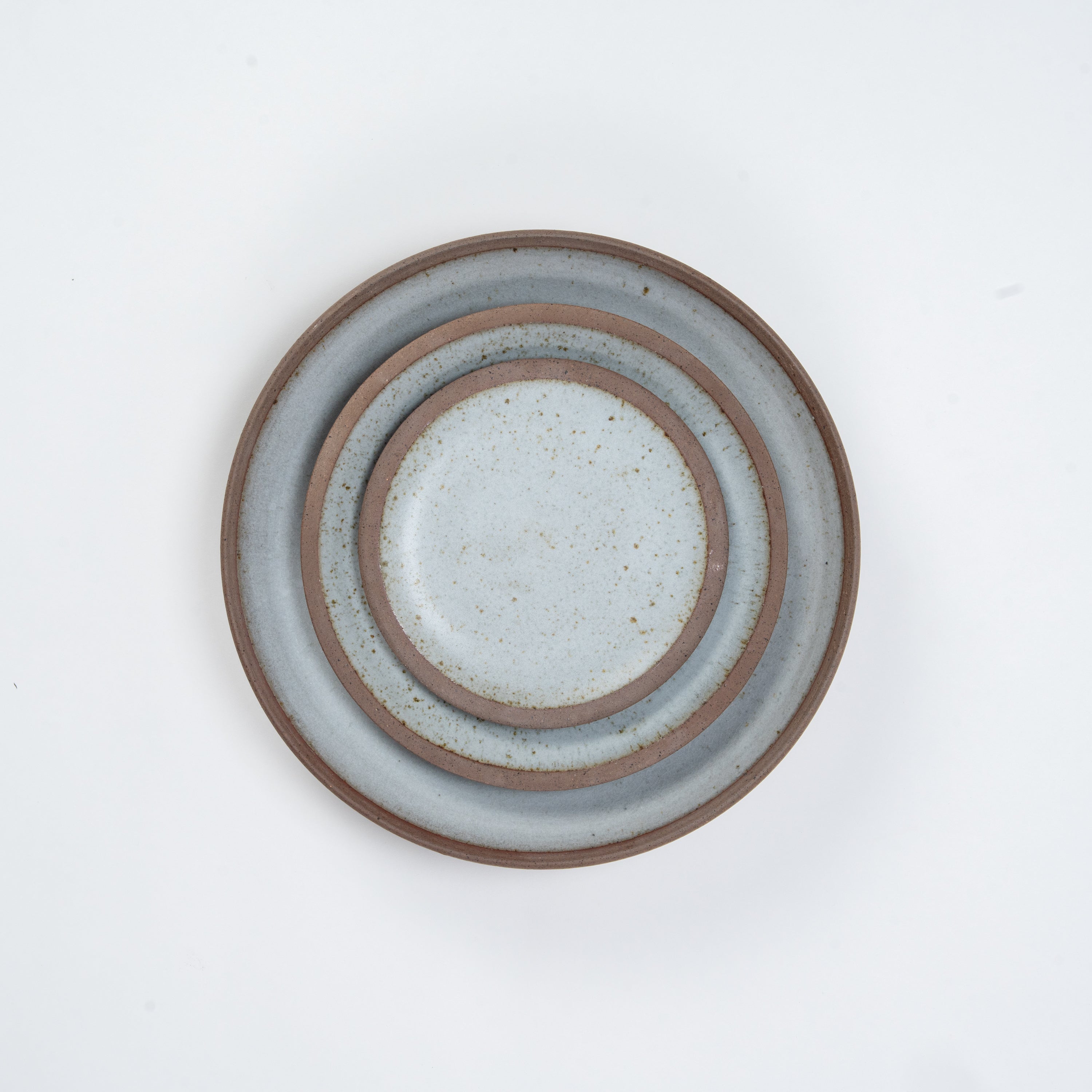 Broken Glaze Ceramic Large Plate