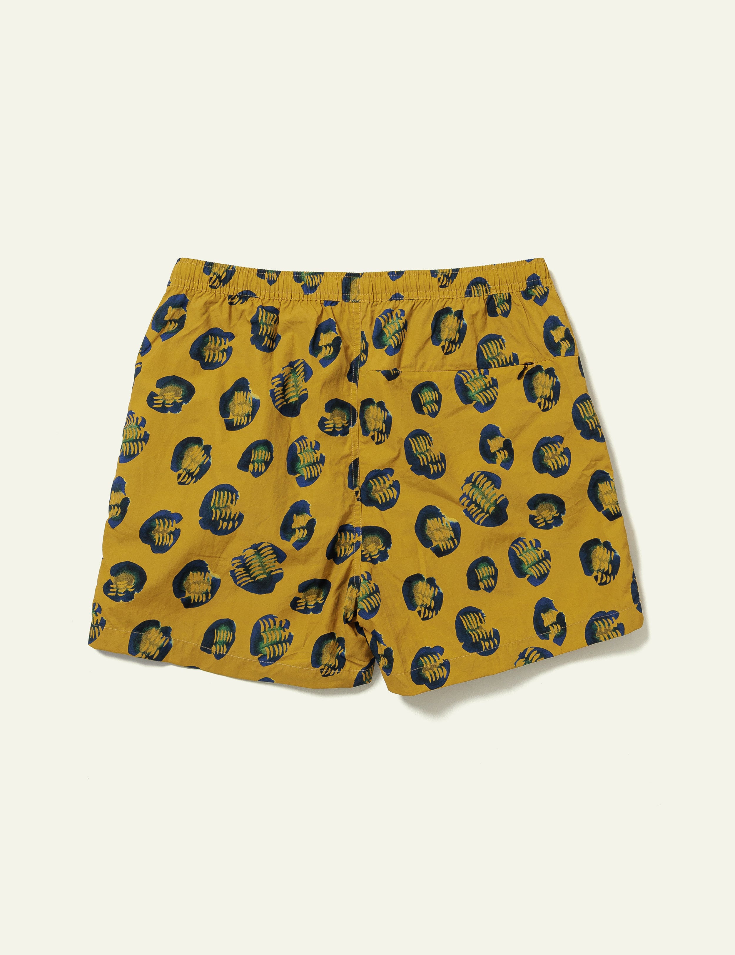Printed Swim Shorts (Animal Mustard)