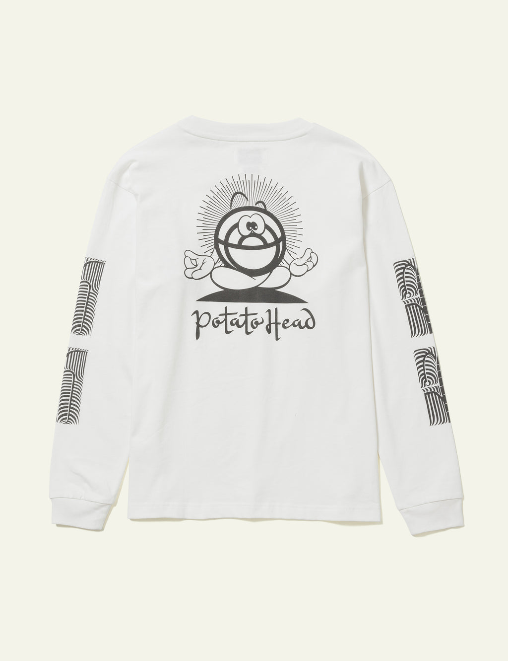 Chakra-Bli Made Long Sleeve T-Shirts (Off White)