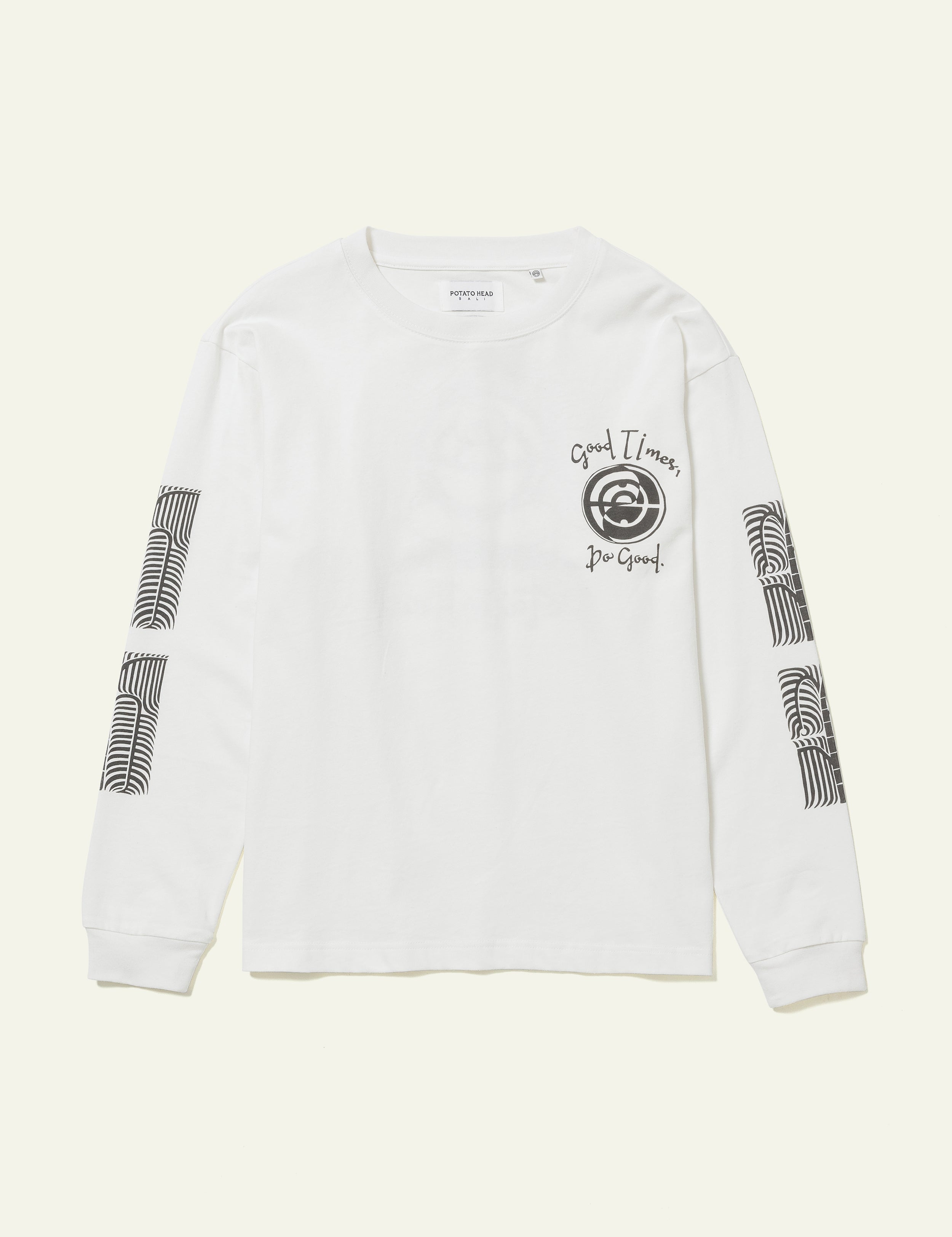 Chakra-Bli Made Long Sleeve T-Shirts (Off White)