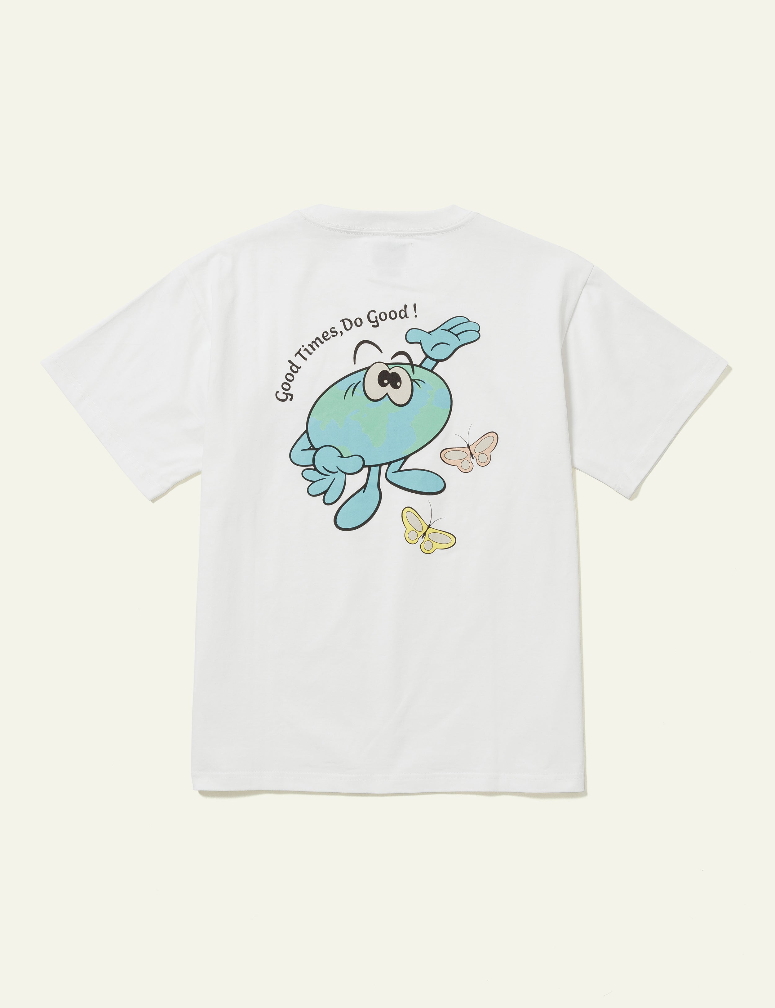Eco Friends-Bli Made Short Sleeve T-Shirts (Off White)