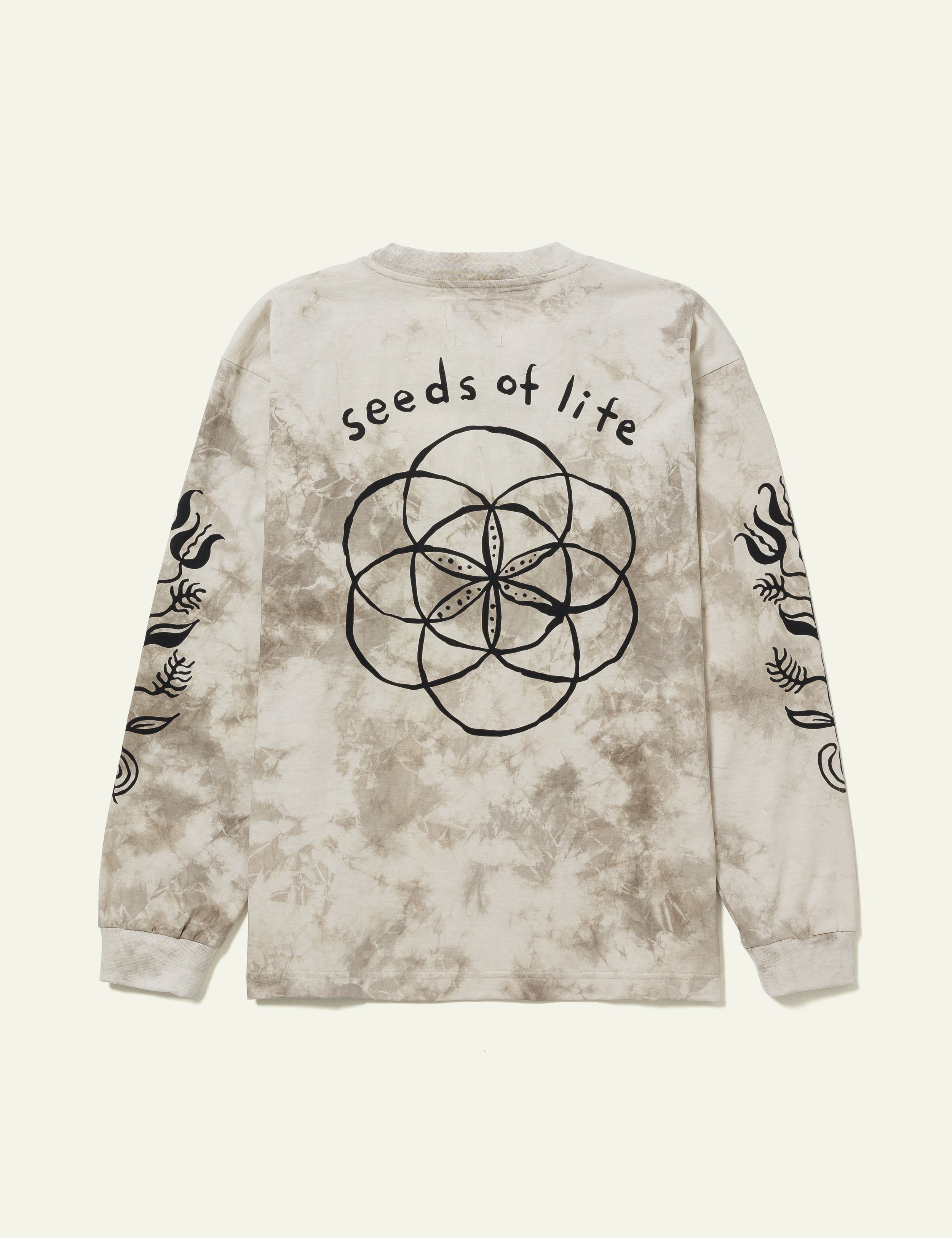 Seeds Of Life Long Sleeve T-Shirts (Almond)