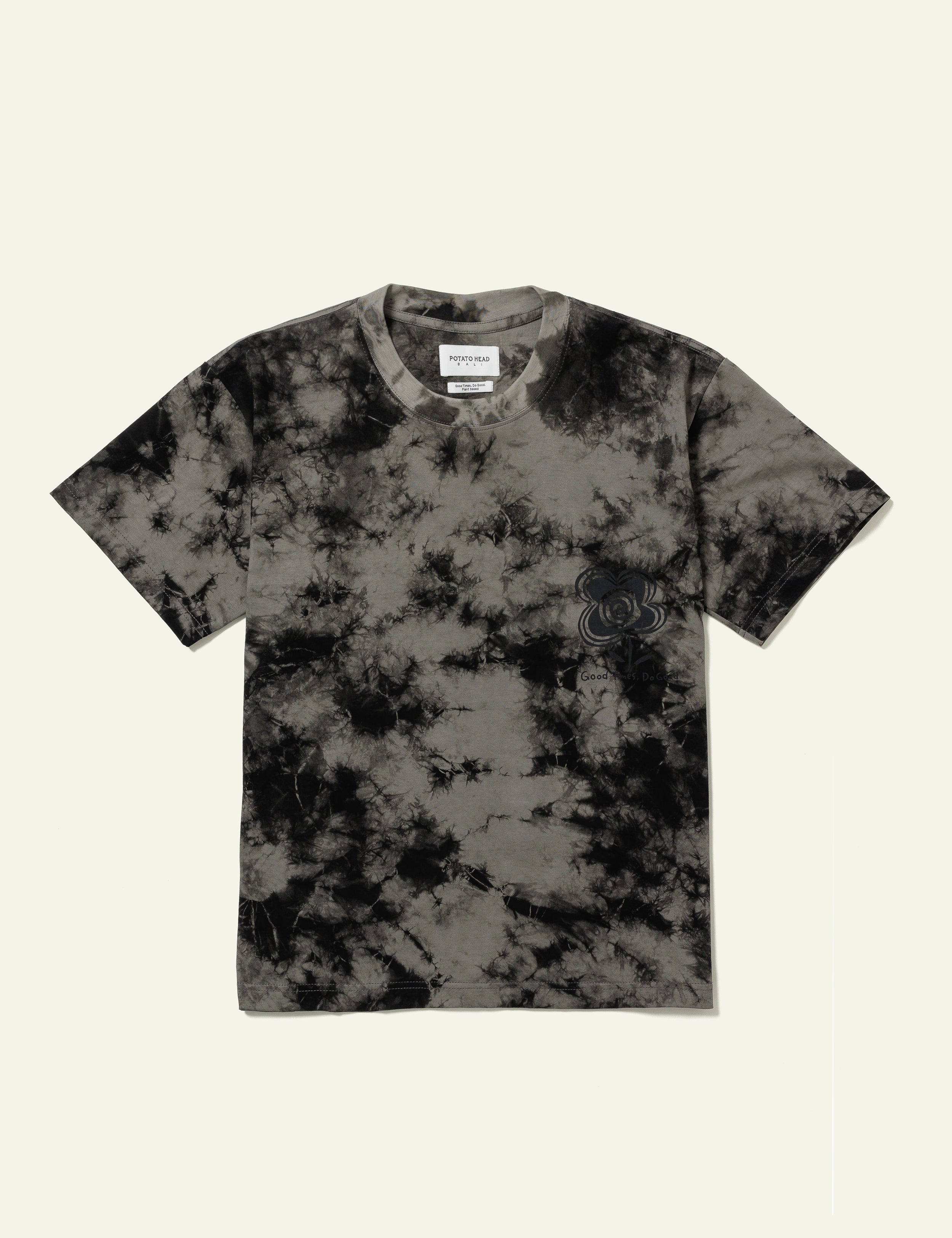 Potato Head Beach Club Short Sleeve T-Shirt (White x Light Grey)