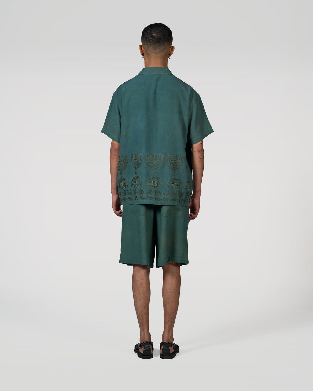 Seeds of Life Shorts Olive