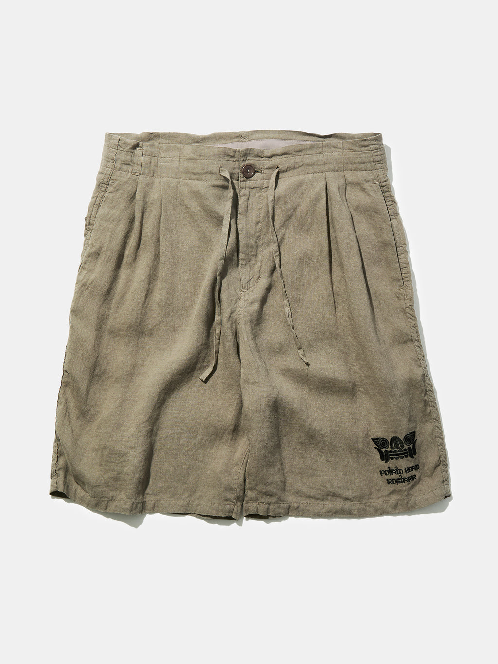 Potato Head × Rostarr × Nonnative Dweller Easy Shorts Linen Canvas Gray