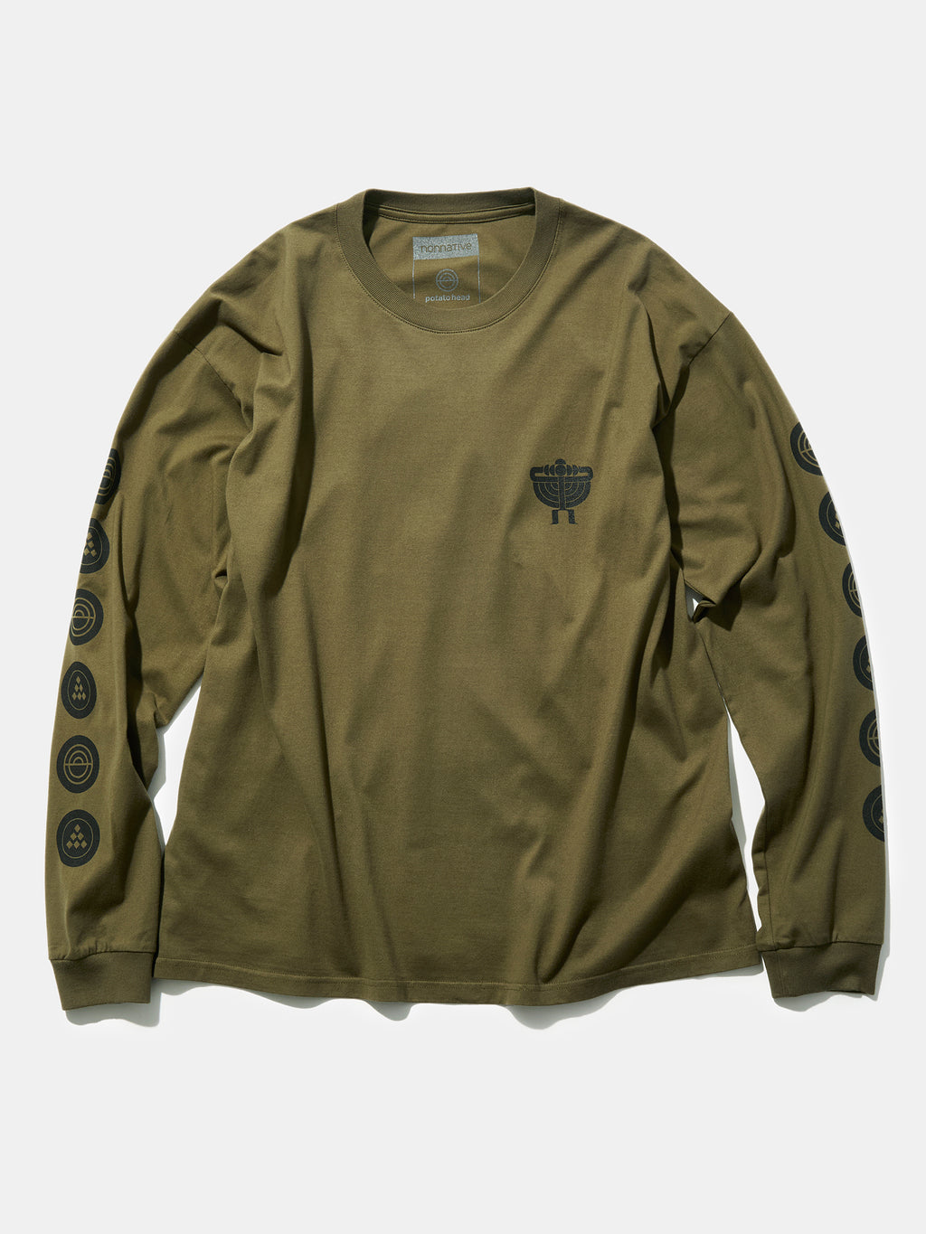 Potato Head × Rostarr × Nonnative LS T-Shirt Olive