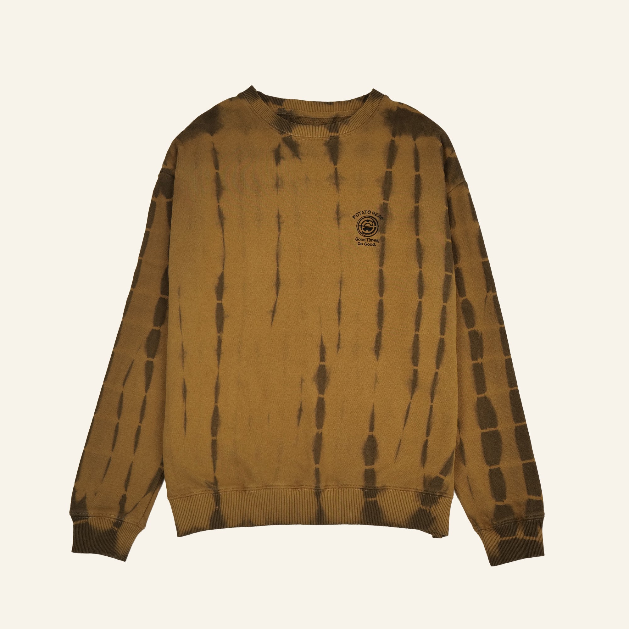 Tie Dye Crewneck Sweater (Mango)