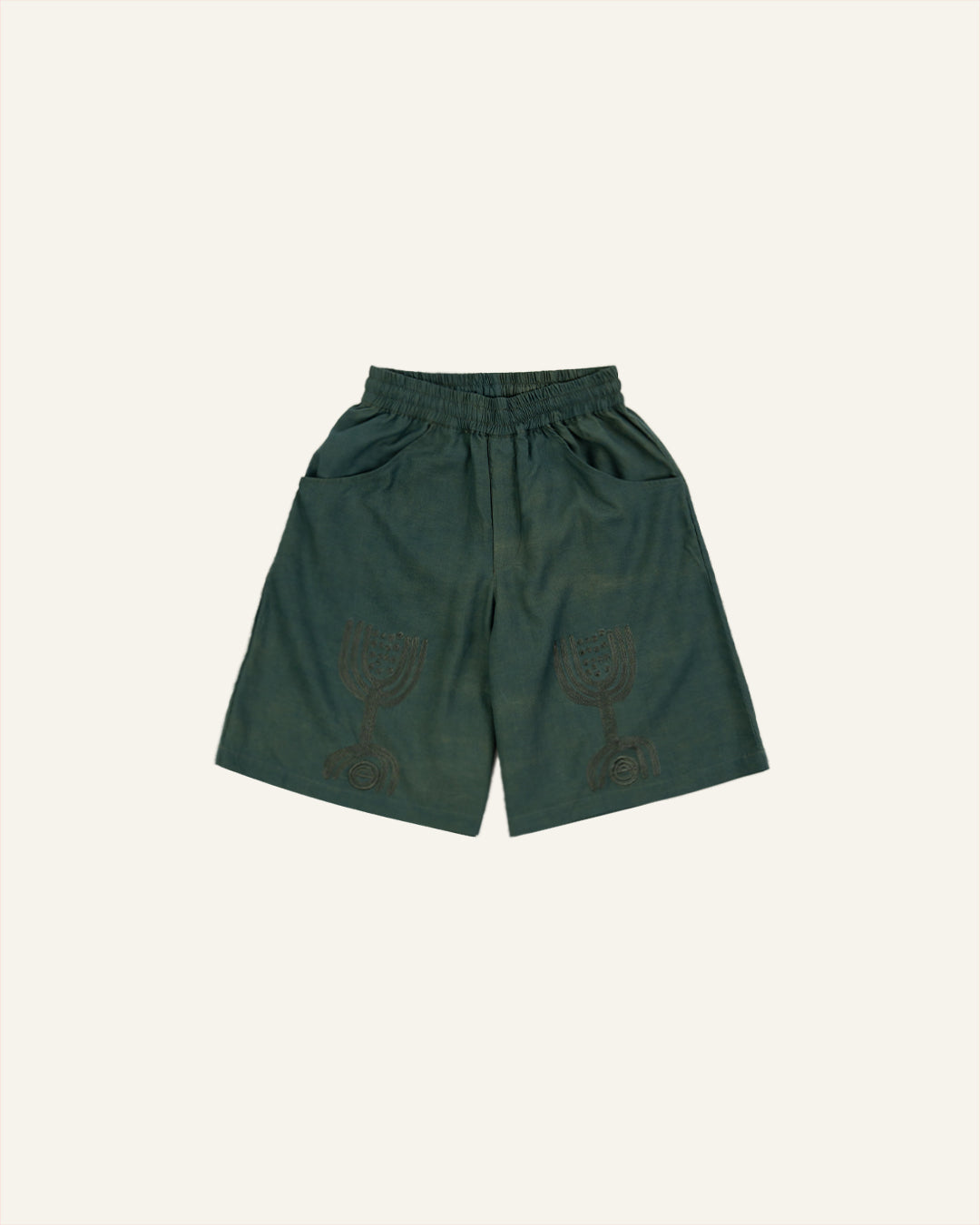 Seeds of Life Shorts Olive
