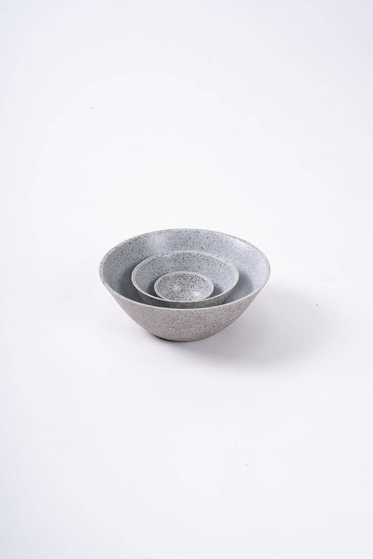 Ceramic Medium Bowl Light Stone